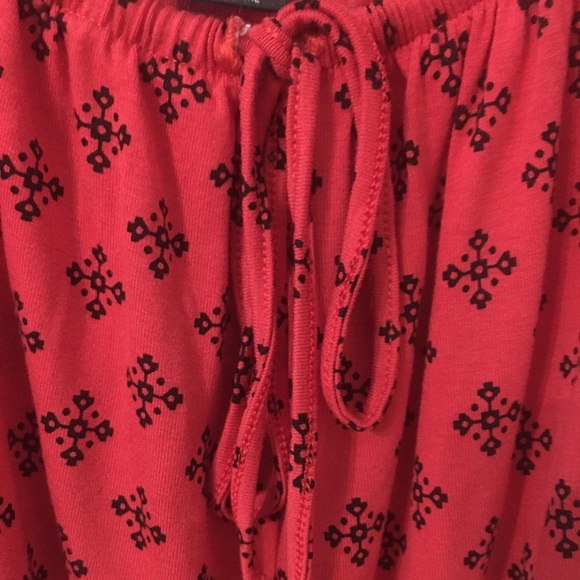 Michel Studio Red Peasant Top Size 2X - Picture 10 of 13